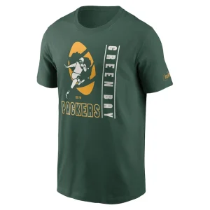 Green bay packers nike lockup essential t shirt Green M