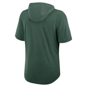 Green bay packers nike lockup tri blend hoodie t shirt Green L