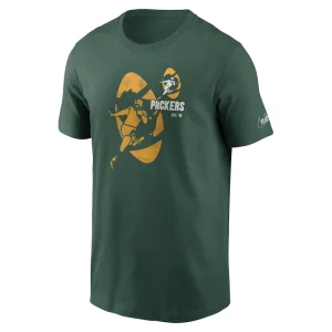 Green bay packers nike logo essential t shirt Green