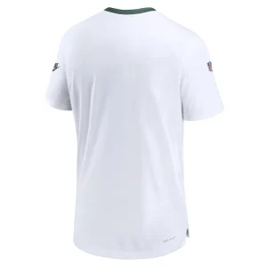 Green bay packers nike mens sideline coaches alternate performance t shirt White L