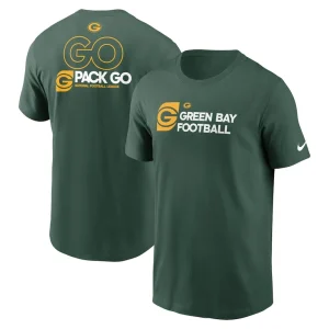 Green bay packers nike outline t shirt Green