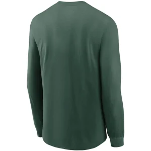 Green bay packers nike primary logo long sleeve t shirt Green L