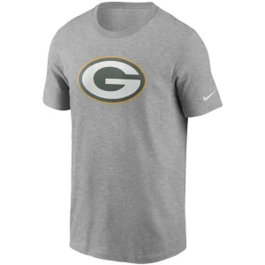 Green bay packers nike primary logo t shirt Heathered gray M