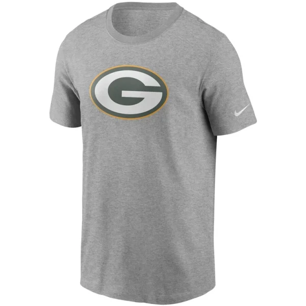 Green bay packers nike primary logo t shirt Heathered gray M