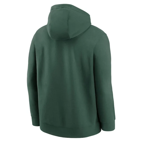Green bay packers nike rewind club logo pullover hoodie Green L