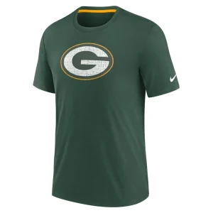 Green bay packers nike rewind playback logo tri blend t shirt Green M
