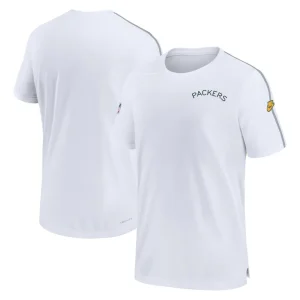 Green bay packers nike sideline alternate logo coach performance top White