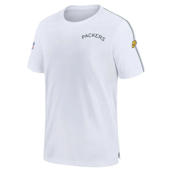 Green bay packers nike sideline alternate logo coach performance top White M