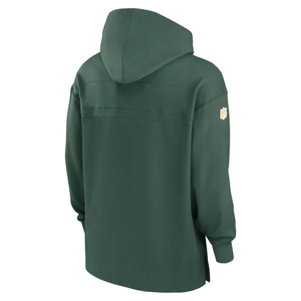 Green bay packers nike sideline jersey pullover hoodie Green L