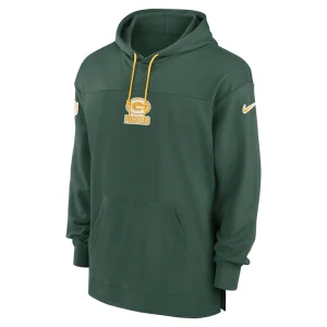 Green bay packers nike sideline jersey pullover hoodie Green M