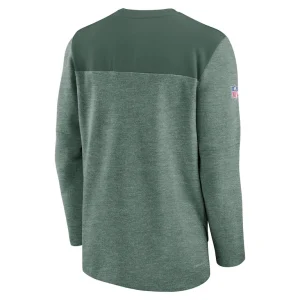 Green bay packers nike sideline lockup performance quarter zip top Green L