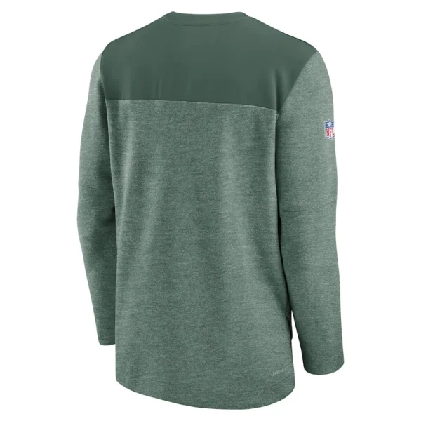 Green bay packers nike sideline lockup performance quarter zip top Green L