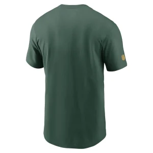 Green bay packers nike sideline performance t shirt Green L