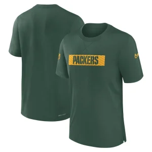 Green bay packers nike sideline player performance t shirt Green
