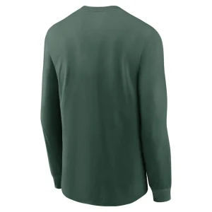 Green bay packers nike team slogan long sleeve t shirt Green L