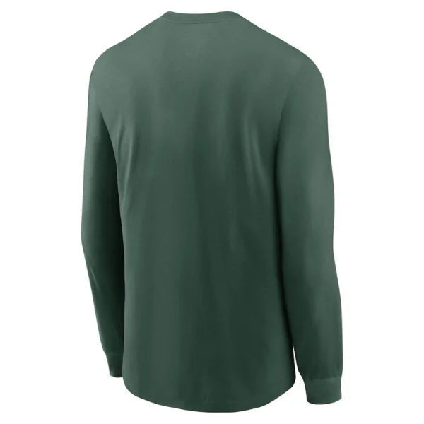 Green bay packers nike team slogan long sleeve t shirt Green L