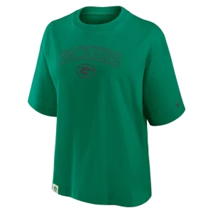 Green bay packers nike womens arch boxy t shirt Green M