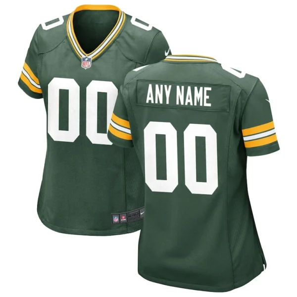 Green bay packers nike womens custom game jersey Green