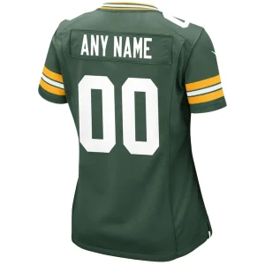Green bay packers nike womens custom game jersey Green L