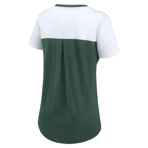 Green bay packers nike womens performance fashion t shirt Green M