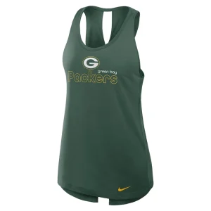 Green bay packers nike womens plus size performance tank top Green Plus 2X