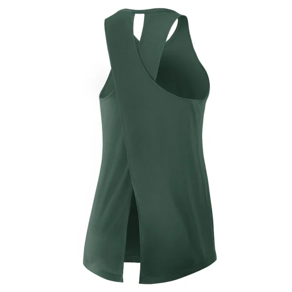 Green bay packers nike womens plus size performance tank top Green Plus 3X