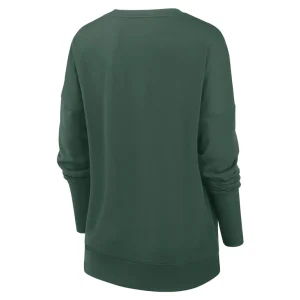 Green bay packers nike womens rewind playback icon performance pullover sweatshirt Green M
