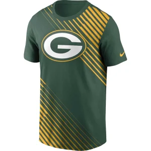 Green bay packers nike yard line fashion asbury t shirt Green M