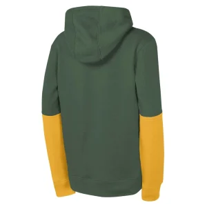 Green bay packers nike youth club pullover hoodie Green Yth L