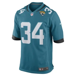Gregory junior jacksonville jaguars nike team game player jersey Teal M