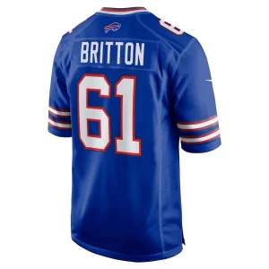 Gunner britton buffalo bills nike game jersey Royal L