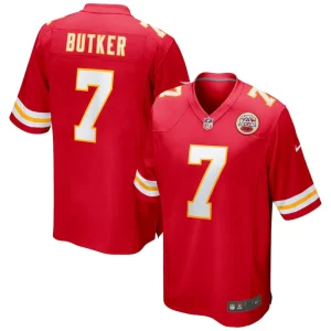 Harrison butker kansas city chiefs nike game jersey Red