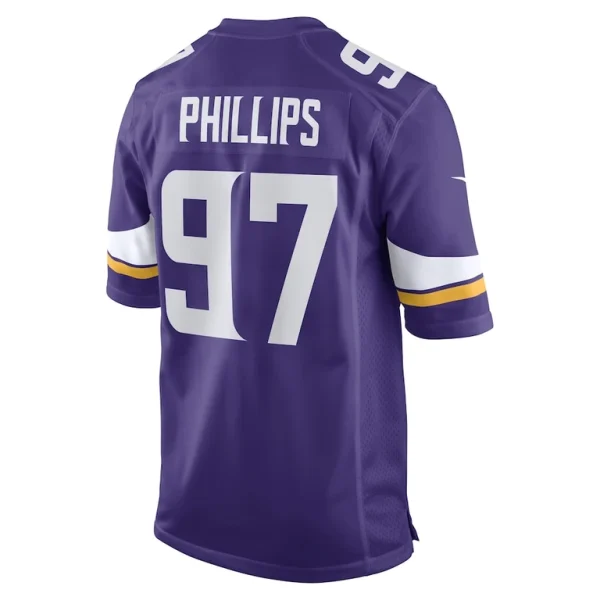 Harrison phillips minnesota vikings nike game player jersey Purple L