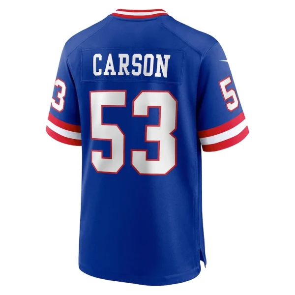 Harry carson new york giants nike classic retired player game jersey Royal L