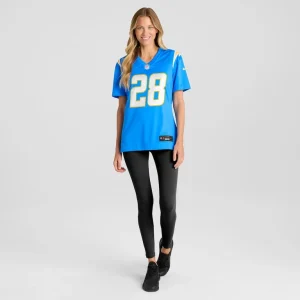 Hassan haskins los angeles chargers nike womens game jersey Powder blue XL