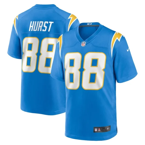 Hayden hurst los angeles chargers nike game jersey Powder blue