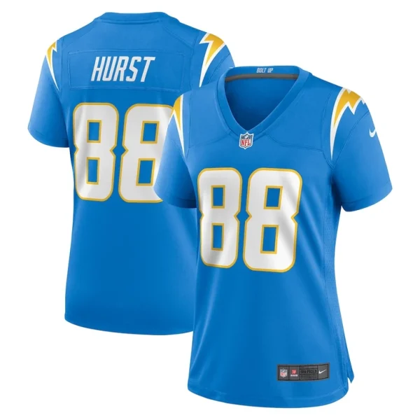 Hayden hurst los angeles chargers nike womens game jersey Powder blue
