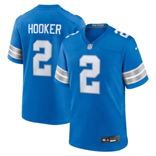 Hendon hooker detroit lions nike team game jersey Blue