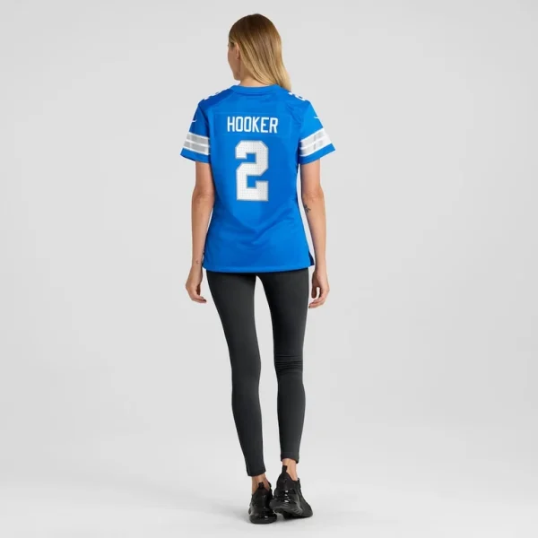 Hendon hooker detroit lions nike womens team game jersey Blue 2XL