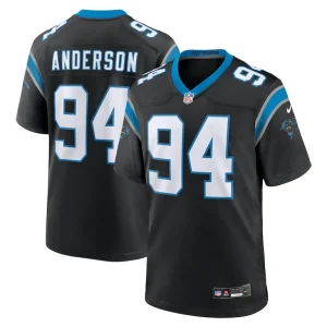 Henry anderson carolina panthers nike team game jersey Black