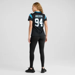 Henry anderson carolina panthers nike womens team game jersey Black 2XL