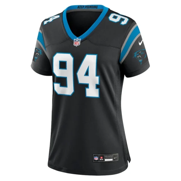 Henry anderson carolina panthers nike womens team game jersey Black M