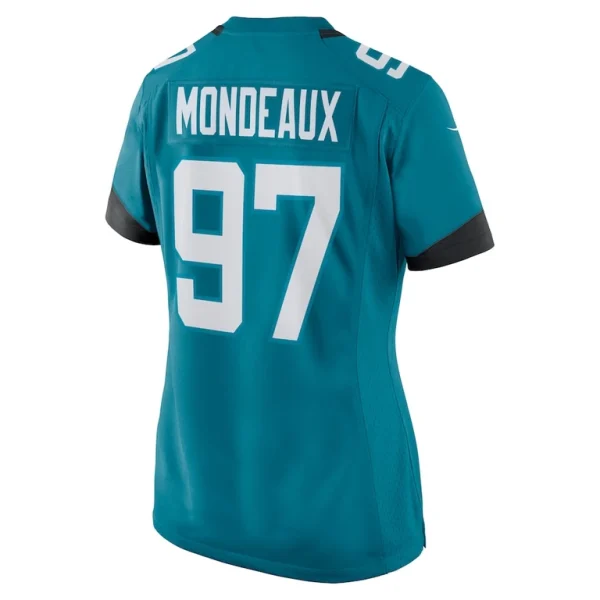 Henry mondeaux jacksonville jaguars nike womens game jersey Teal L