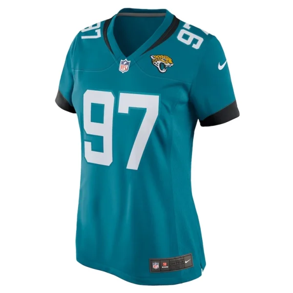 Henry mondeaux jacksonville jaguars nike womens game jersey Teal M