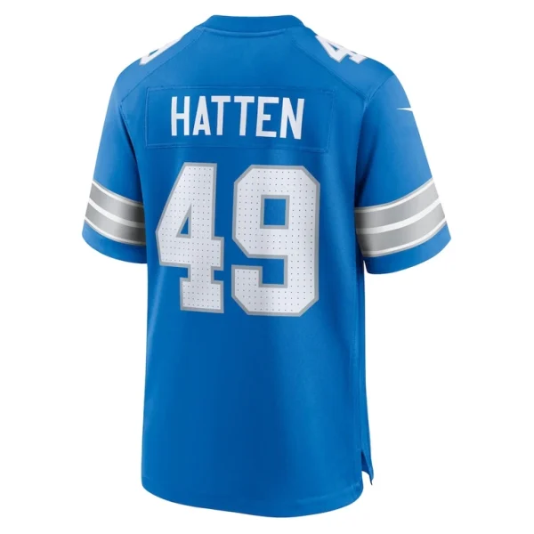 Hogan hatten detroit lions nike game jersey Blue L