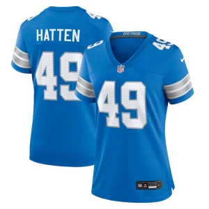 Hogan hatten detroit lions nike womens game jersey Blue