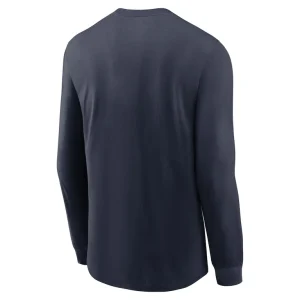 Houston texans nike 2023 afc south division champions locker room trophy collection long sleeve t shirt Navy L