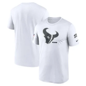 Houston texans nike 2024 salute to service legend performance t shirt White