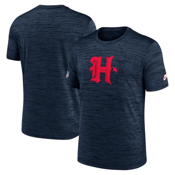 Houston texans nike alternate logo velocity performance t shirt Navy
