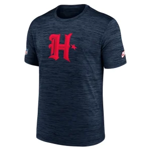 Houston texans nike alternate logo velocity performance t shirt Navy M